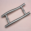 stainless steel material commercial H Shape glass Door pull Handle